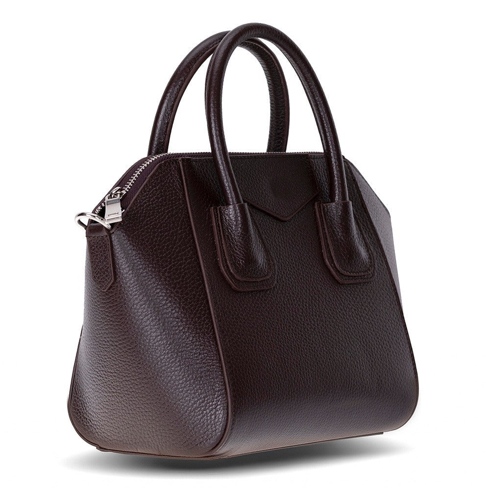Leather Women's Bag, Small - Lorenza