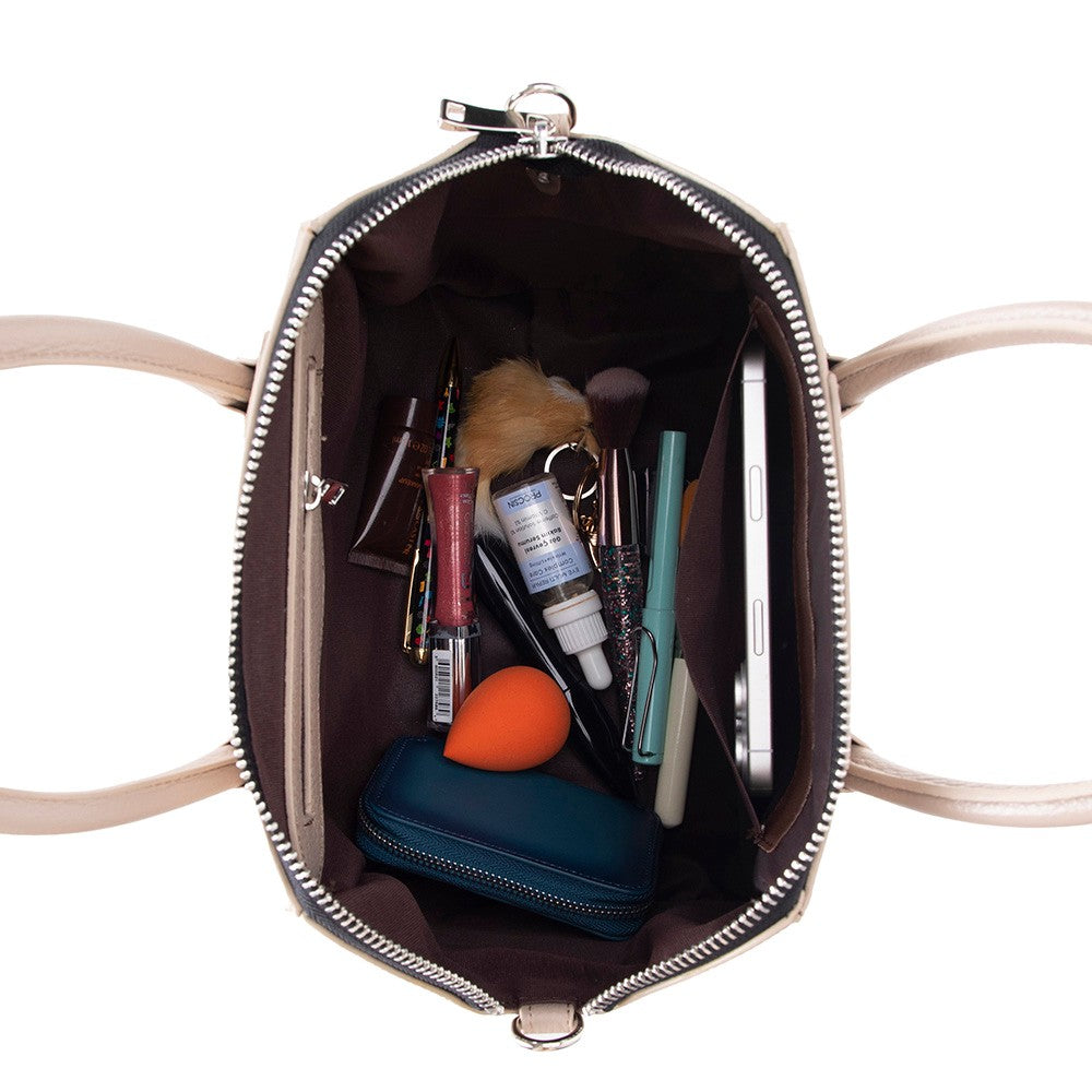 Leather Women's Bag, Medium - Lorenza