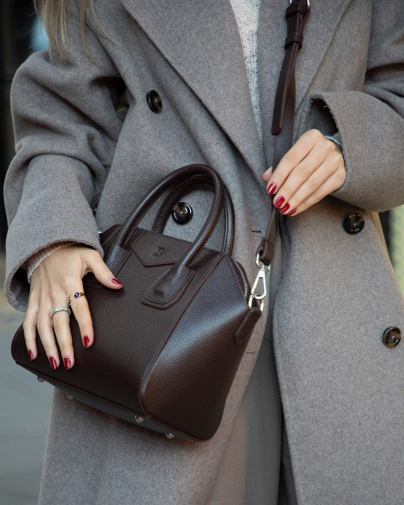 Leather Women's Bag, Medium - Lorenza