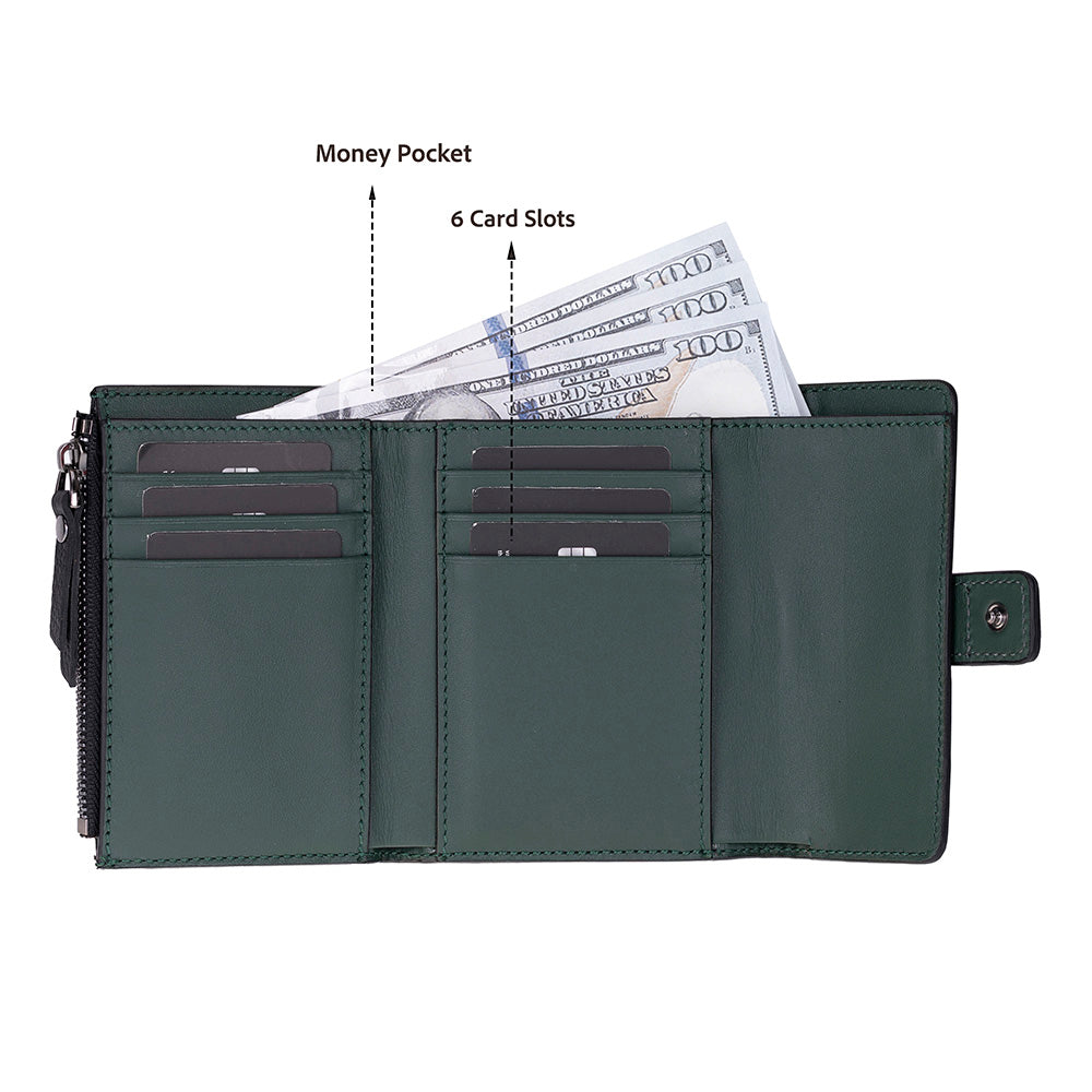 Leather Women's Wallet - Elba