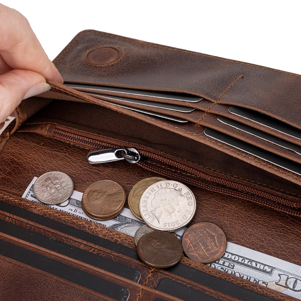 Leather Wallet - Aura