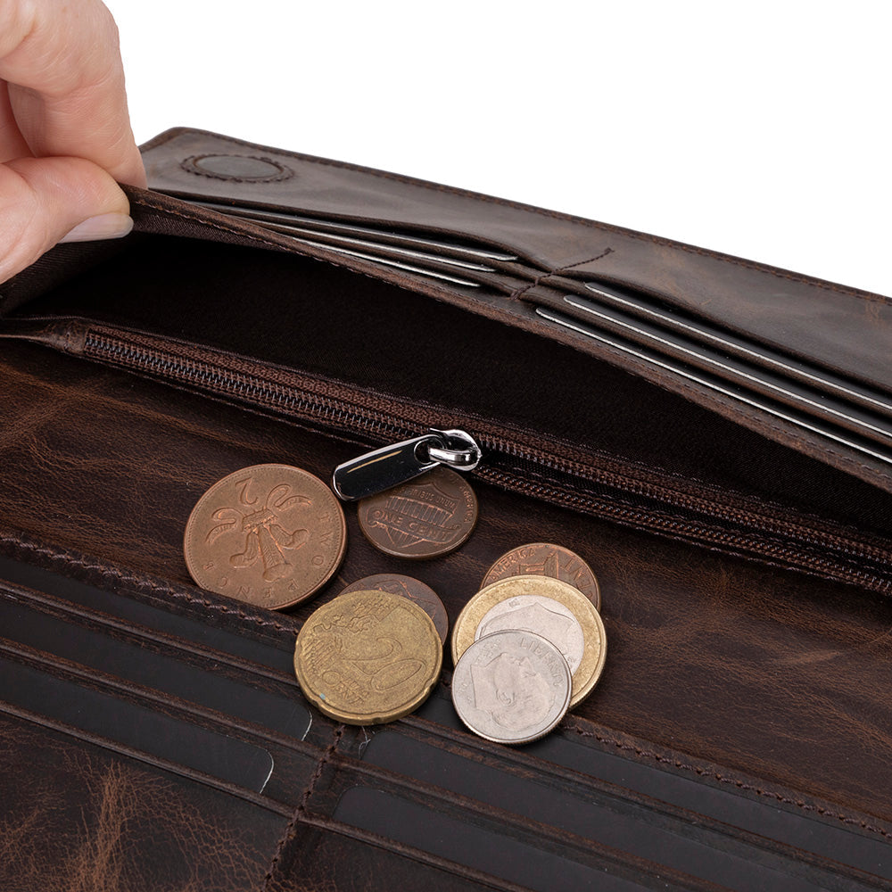 Leather Wallet - Aura