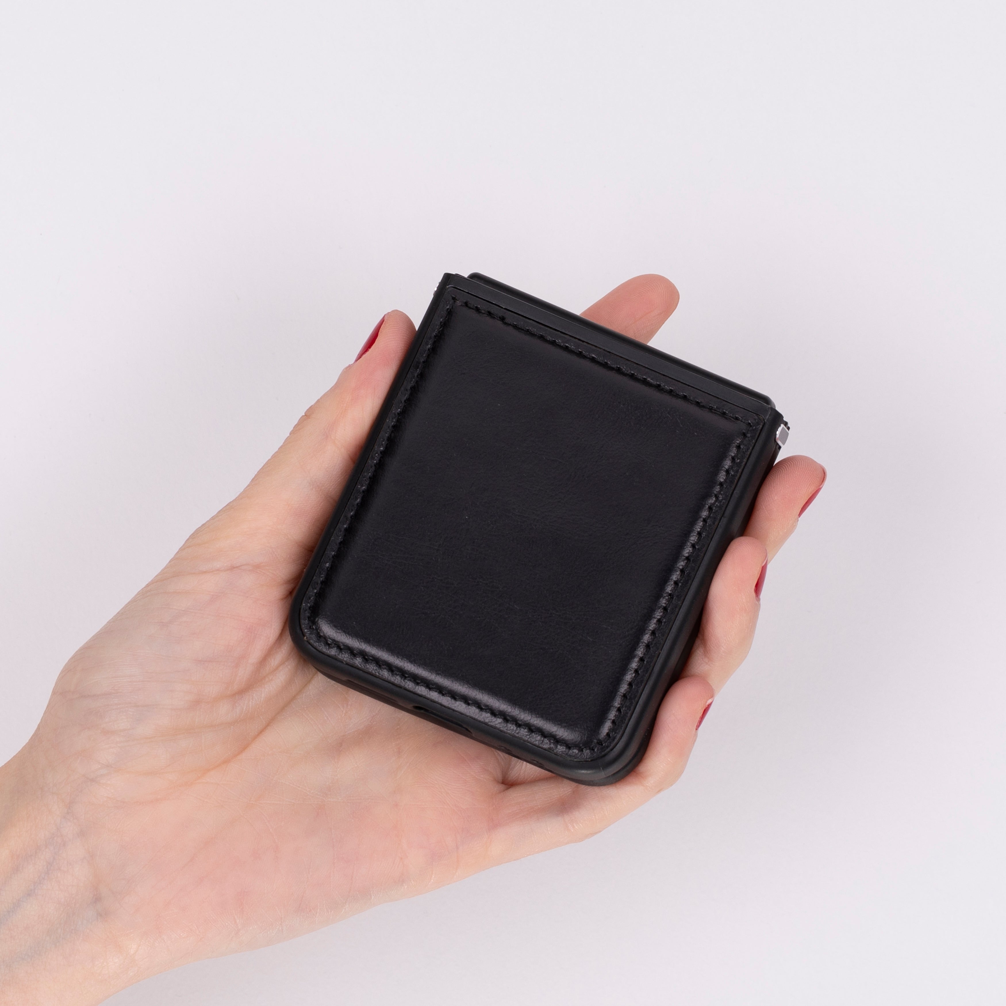 Étui en cuir pour Samsung Z Flip 6 - Housse flexible
