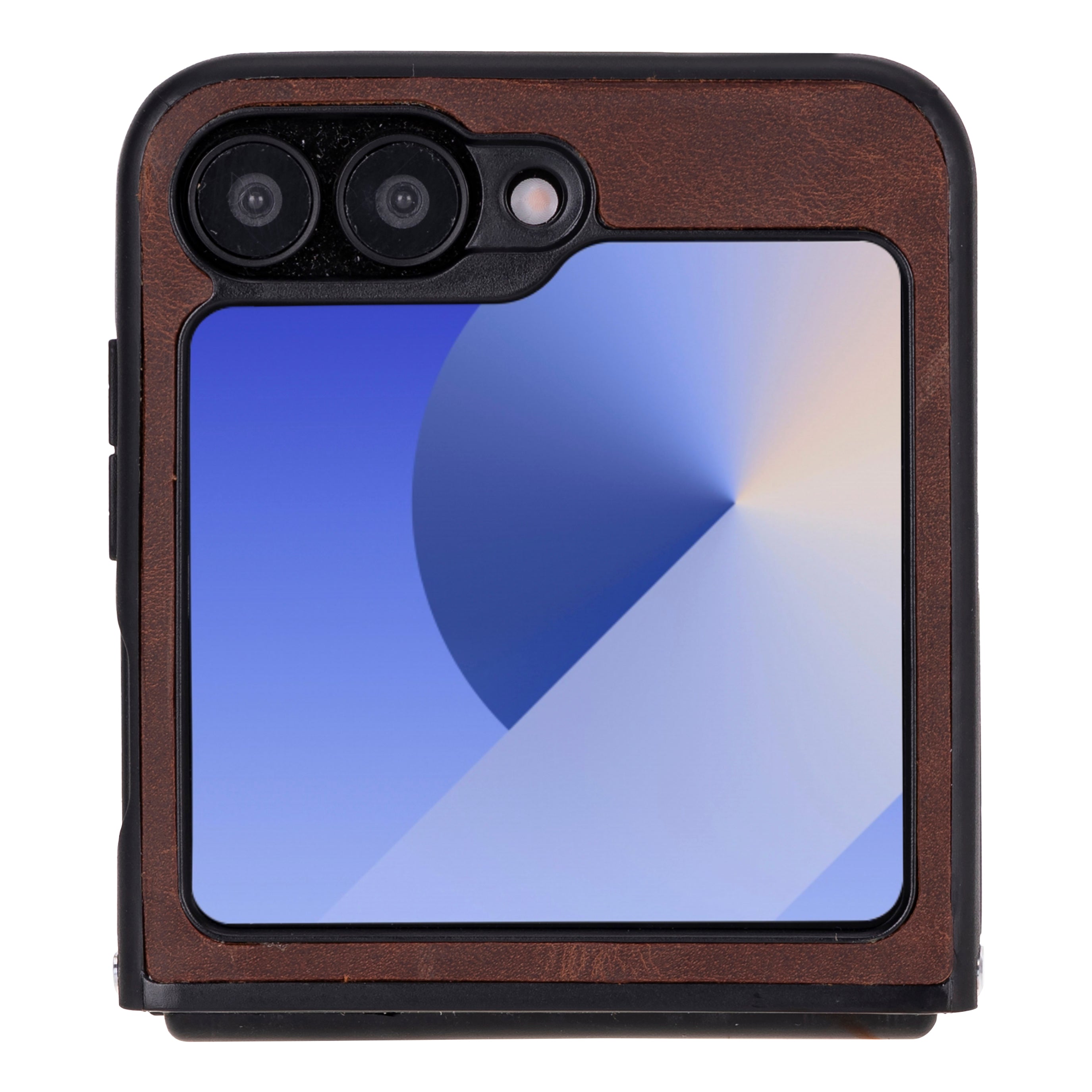 Étui en cuir pour Samsung Z Flip 6 - Housse flexible
