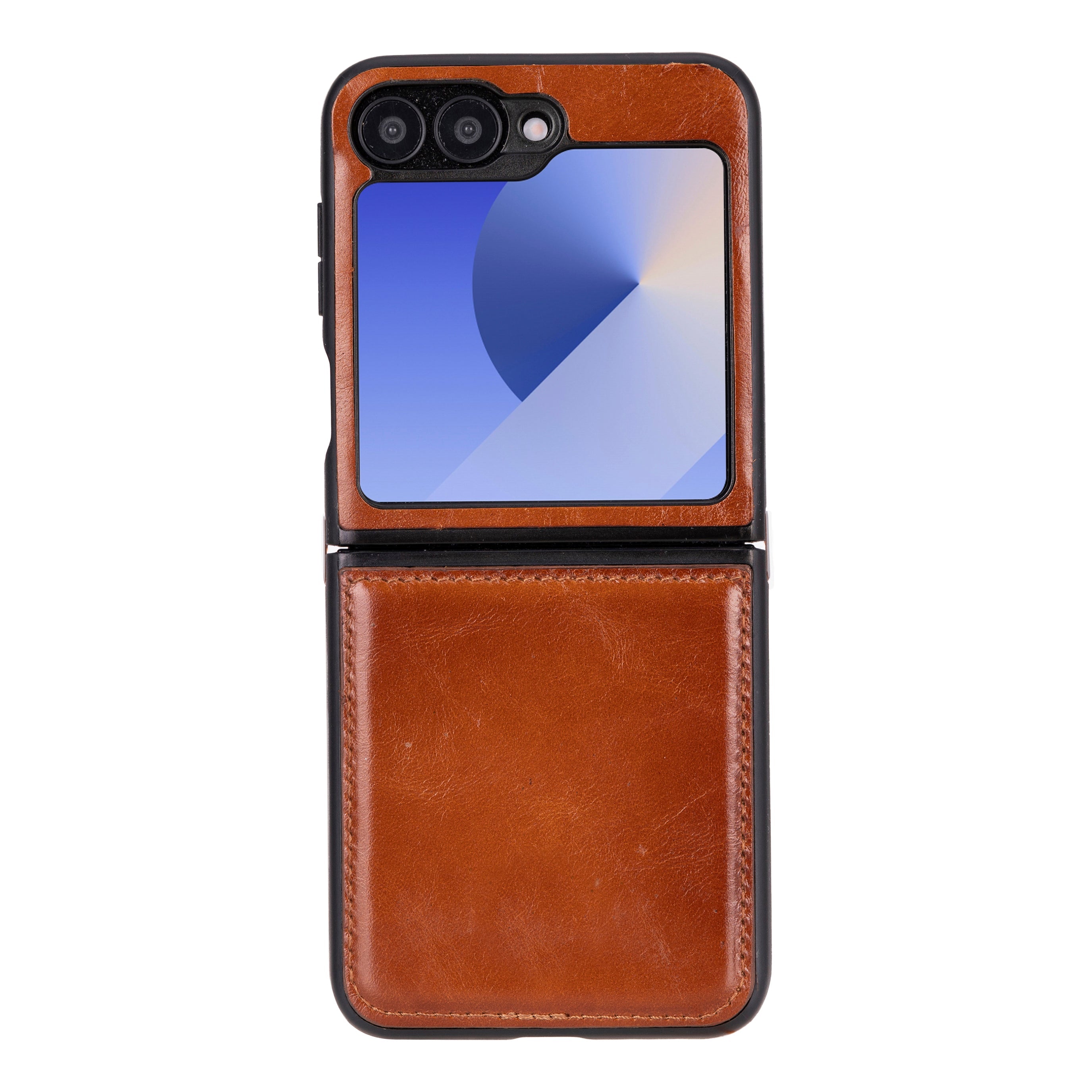 Étui en cuir pour Samsung Z Flip 6 - Housse flexible