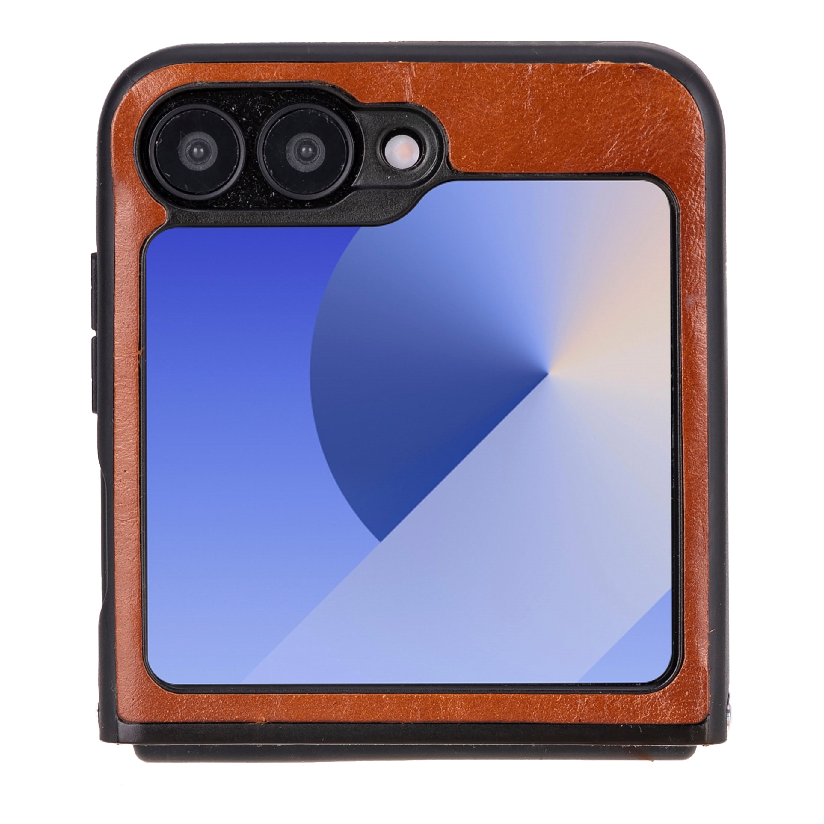 Étui en cuir pour Samsung Z Flip 6 - Housse flexible