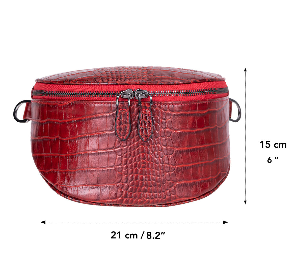Leather Crossbody Bag - Alora