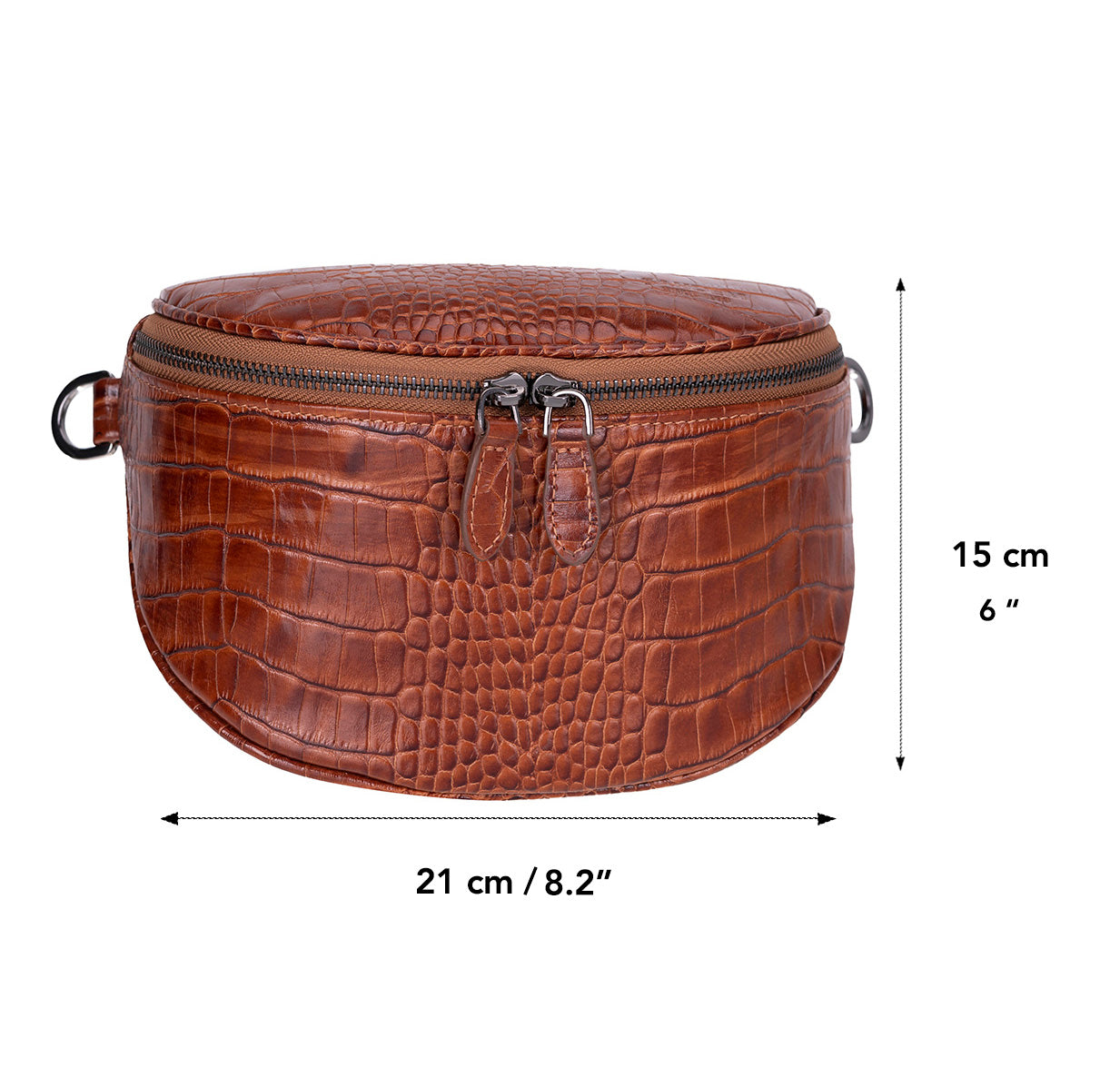 Leather Crossbody Bag - Alora