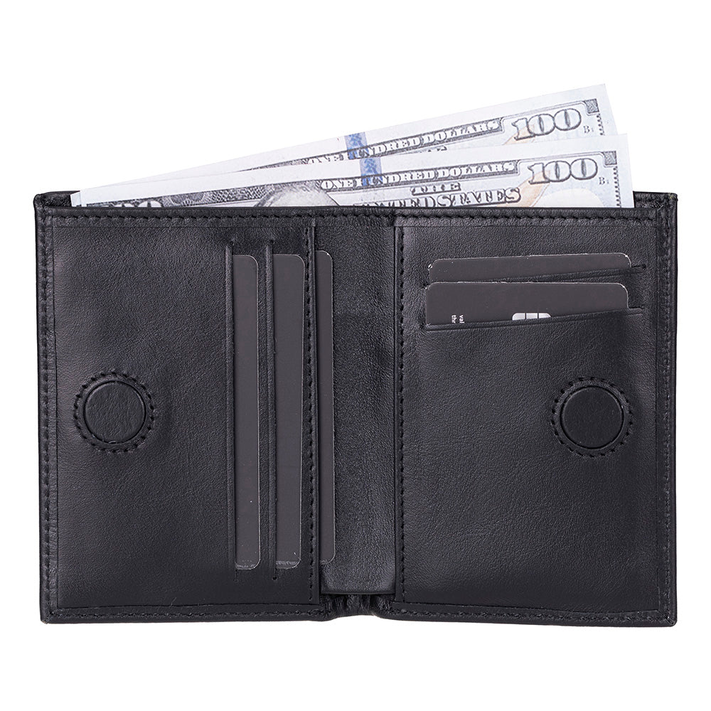 Leather Men's Wallet - Nigra