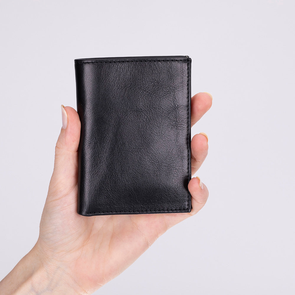 Leather Men's Wallet - Nigra