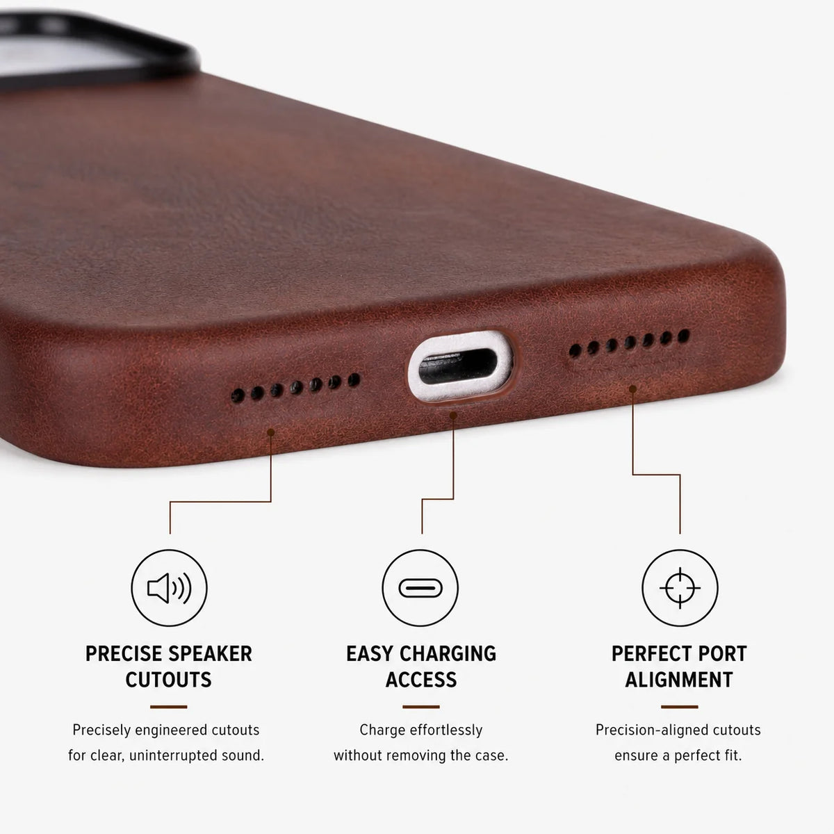 iPhone  17 Pro Leather Case - Prestige