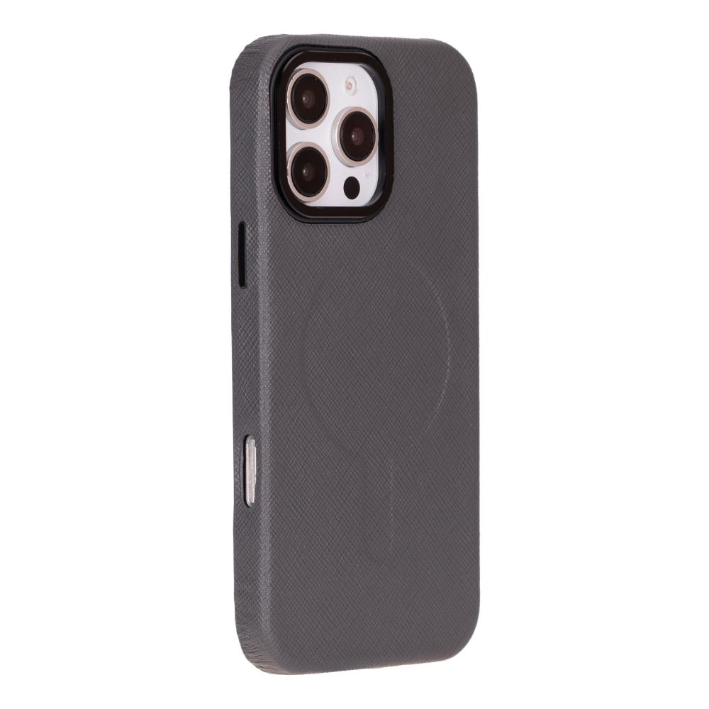 Étui en cuir compatible Magsafe pour iPhone 16 Pro – Vento