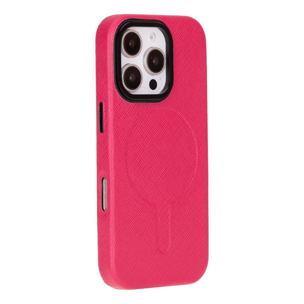 Étui en cuir compatible Magsafe pour iPhone 16 Pro – Vento