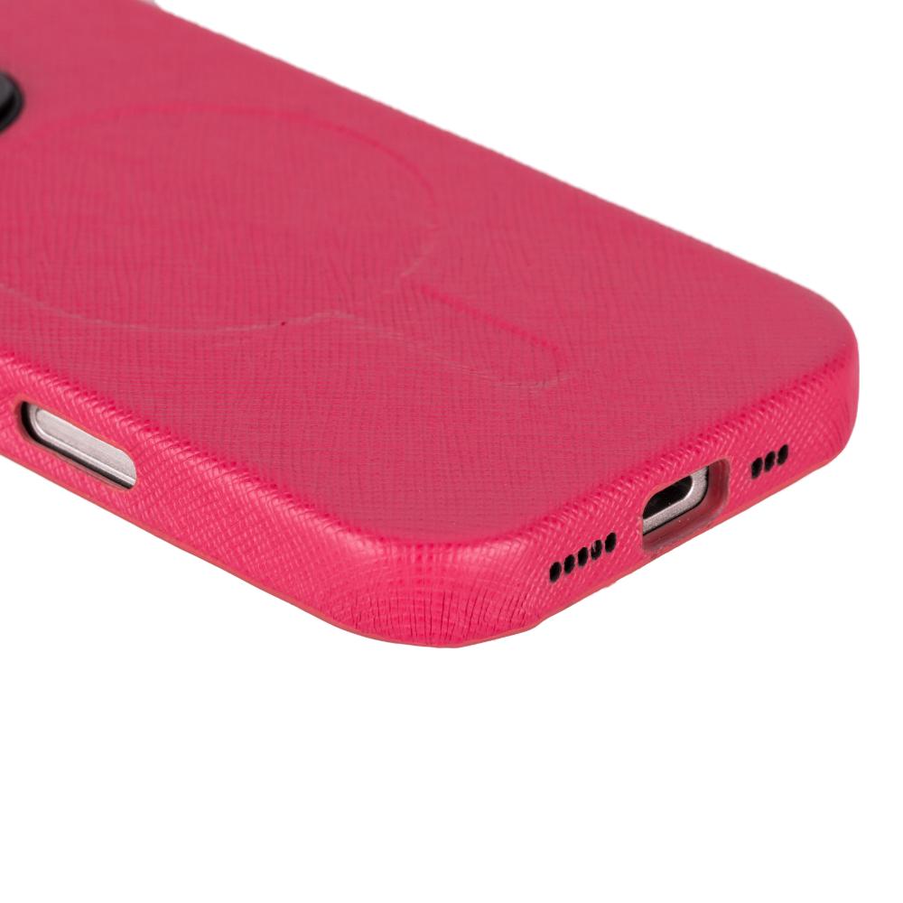 Étui en cuir compatible Magsafe pour iPhone 16 Pro – Vento