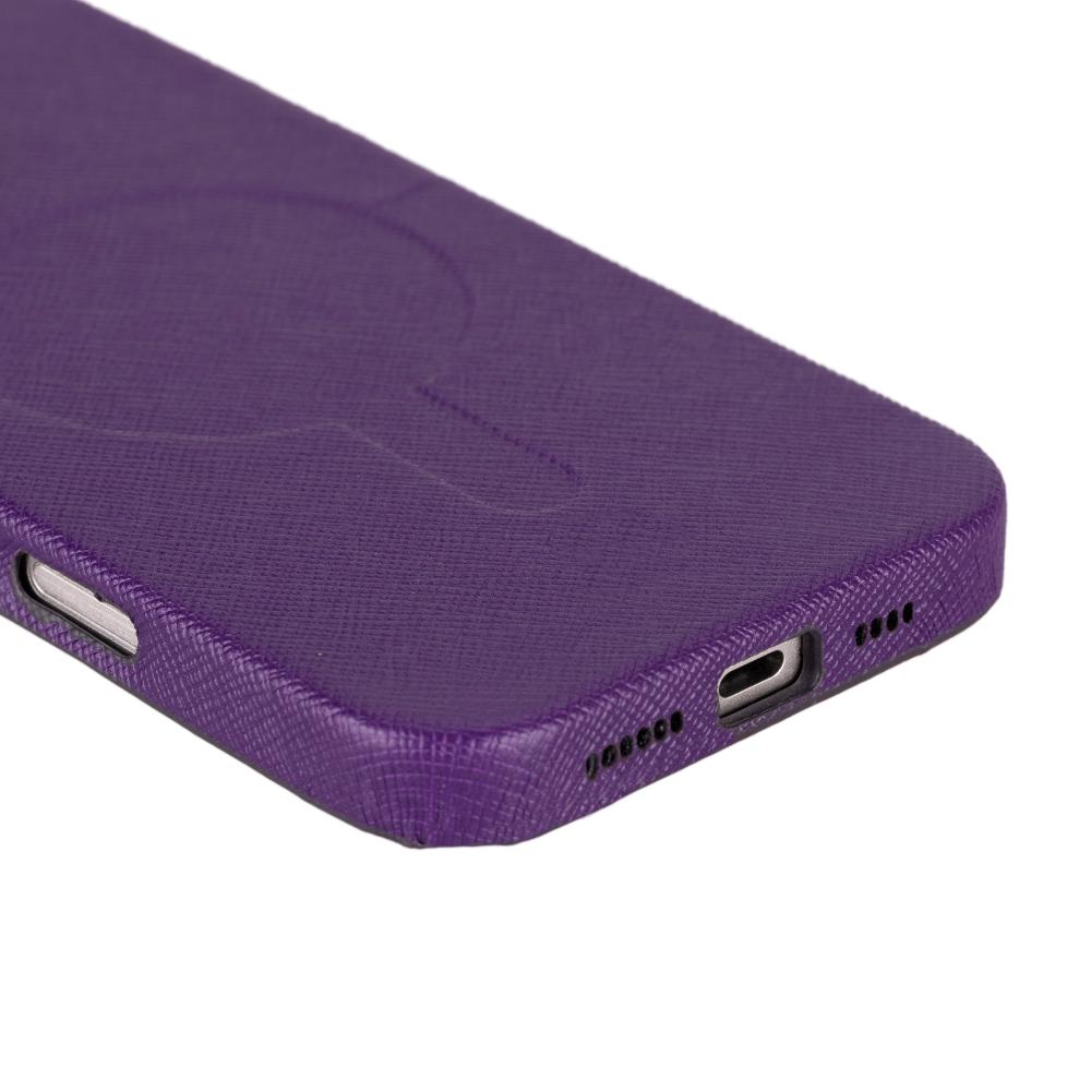 Étui en cuir compatible Magsafe pour iPhone 16 Pro – Vento