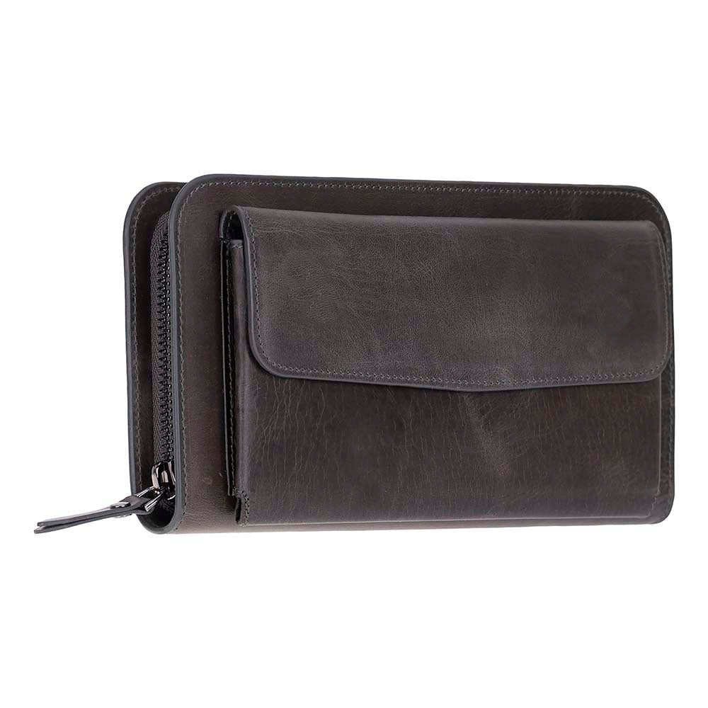 Leather Clutch Handbag - Novarco