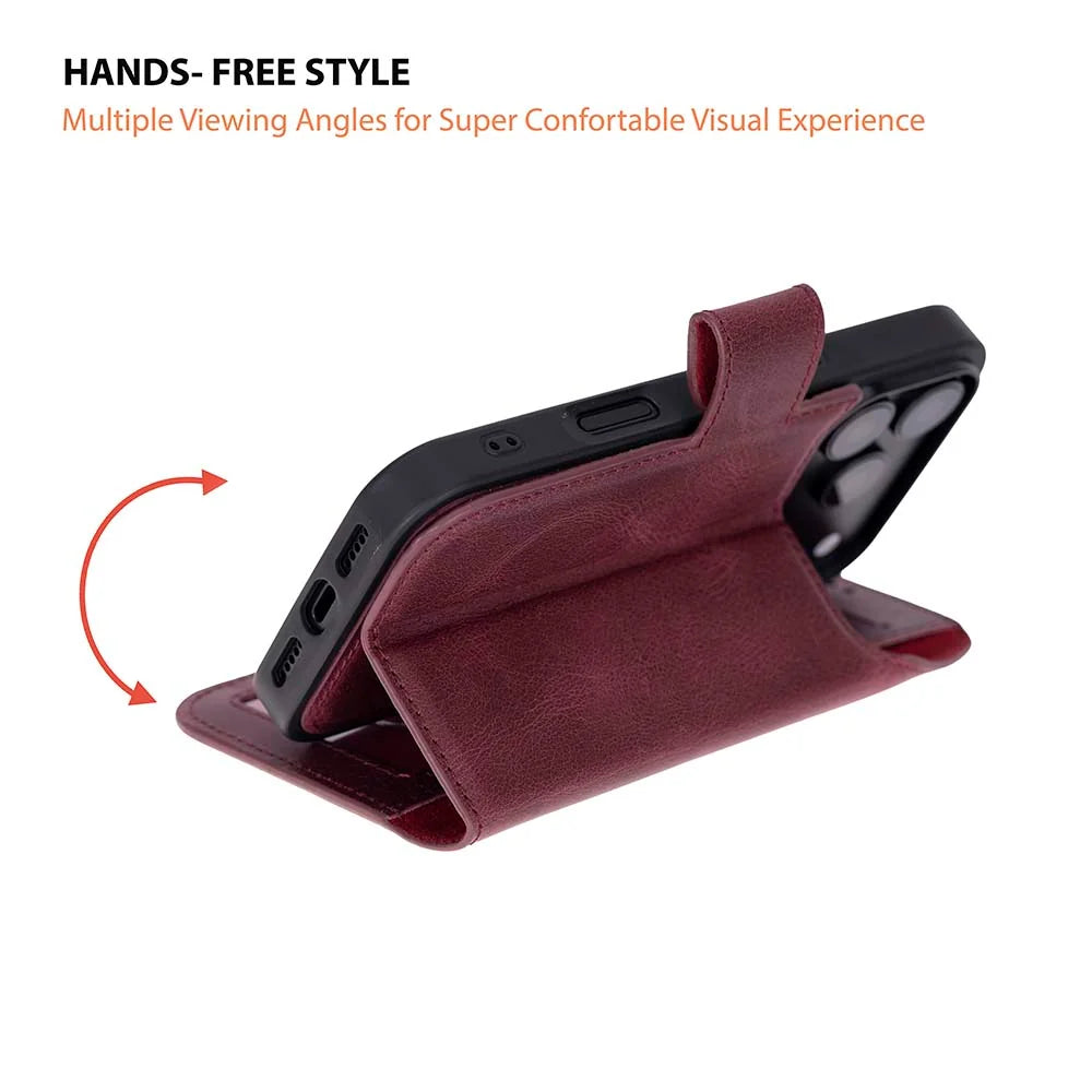 iPhone 18 Pro Leather Detachable Wallet Case - Magic