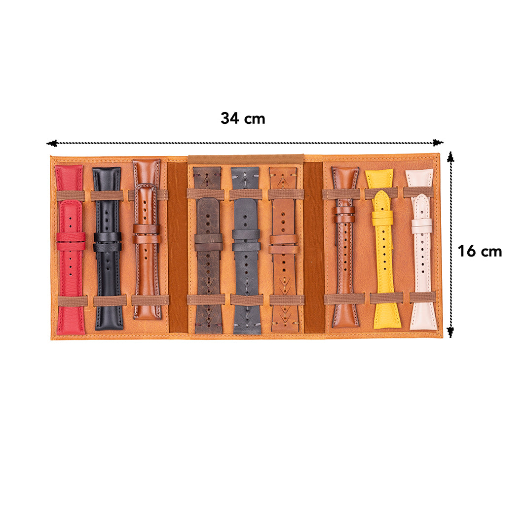 Watch Band Leather Organizer - Triple