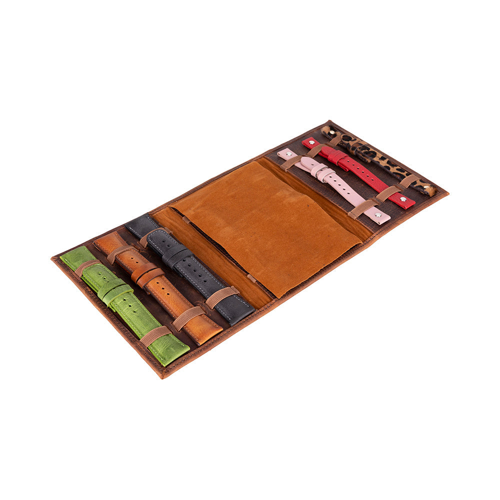 Watch Band Leather Organizer - Triple