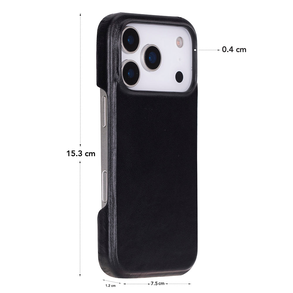 Leather iPhone 17 Pro Case - UJ