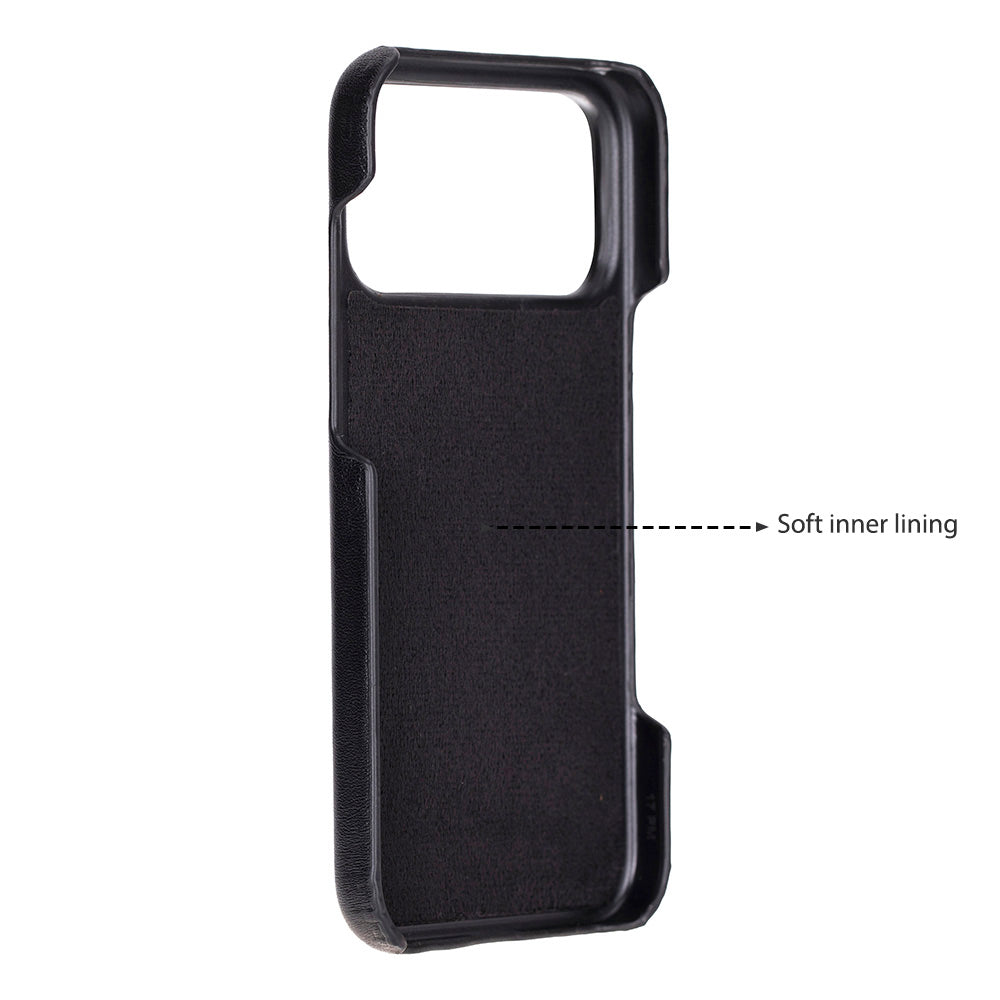 Leather iPhone 17 Pro Max Case - UJ