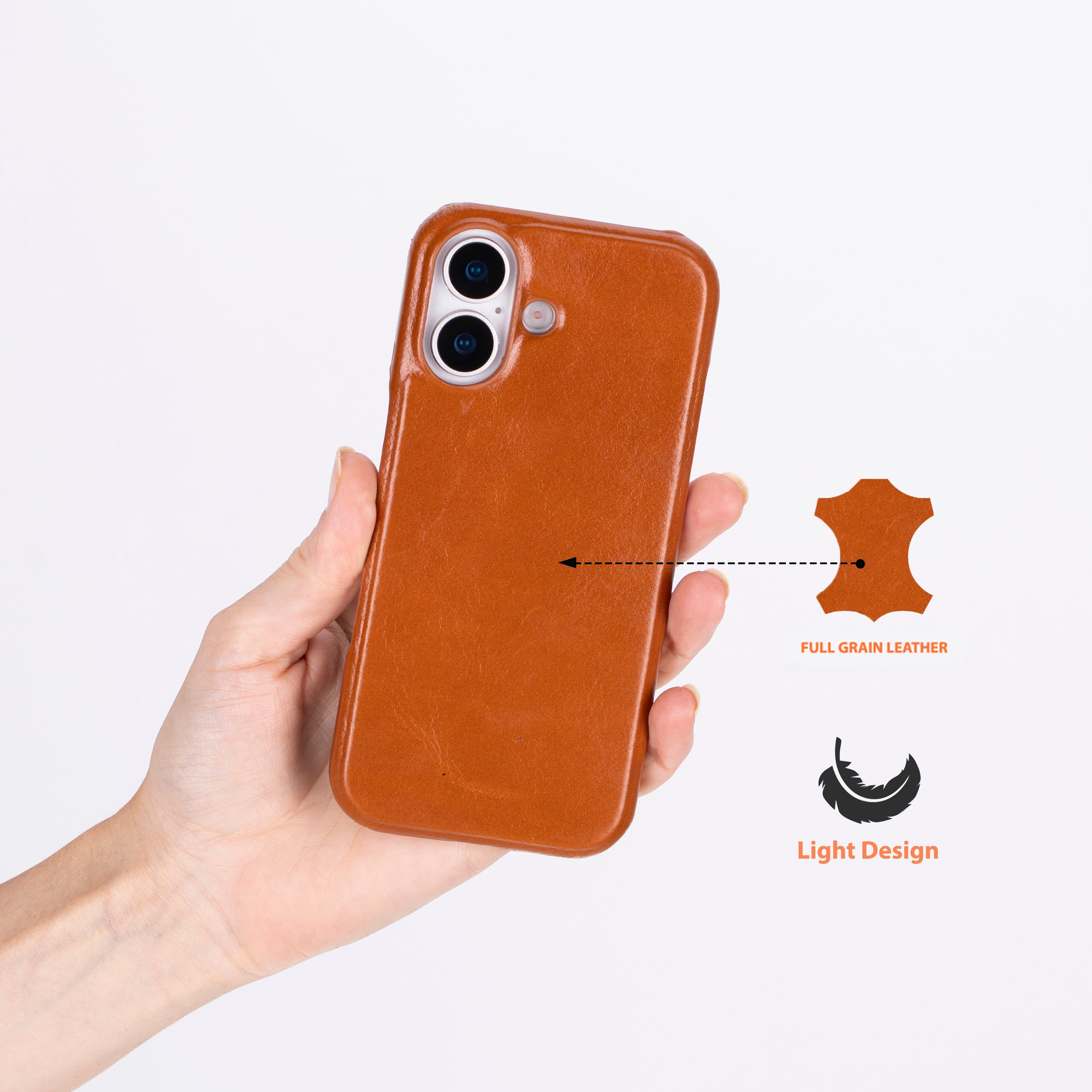 Leather iPhone 17 Case - UJ