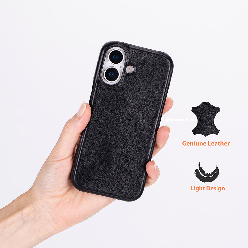 Leather iPhone 17 Case - UJ