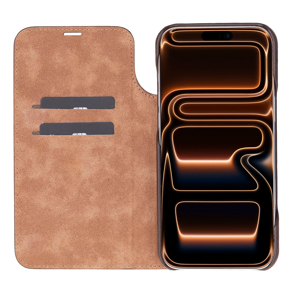 Leather iPhone 17 Pro Max Folio Case - Sonat