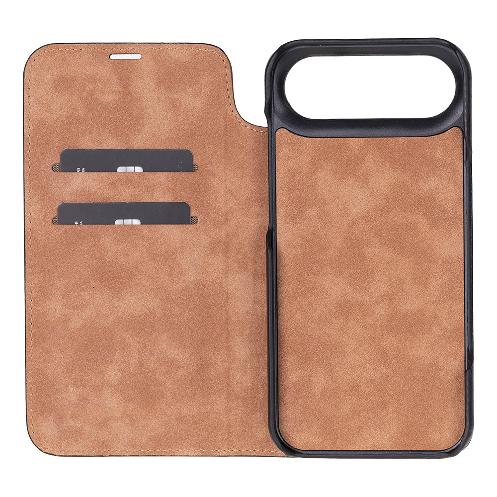 Leather iPhone 17 Air Folio Case - Sonat