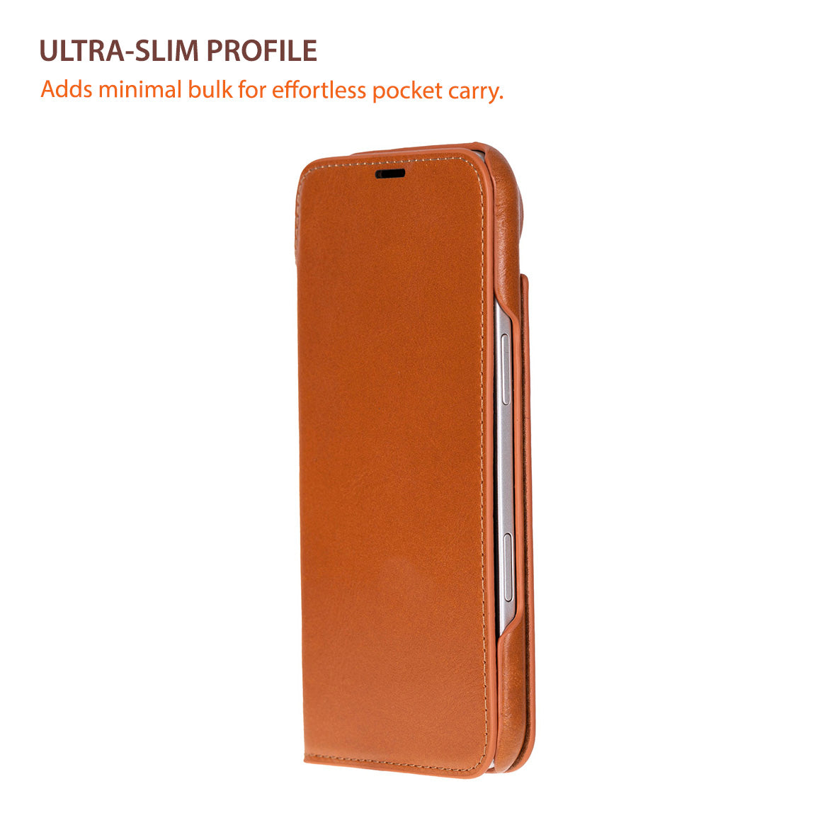 Leather iPhone 17 Air Folio Case - Sonat