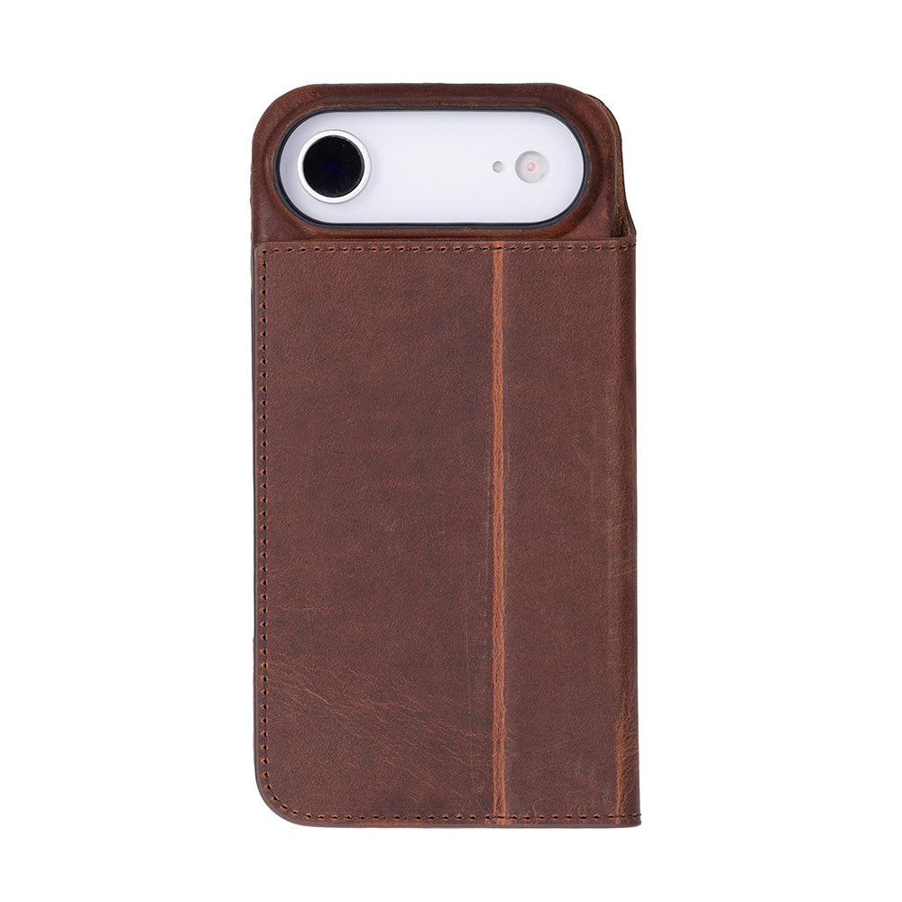 Leather iPhone 17 Air Folio Case - Sonat