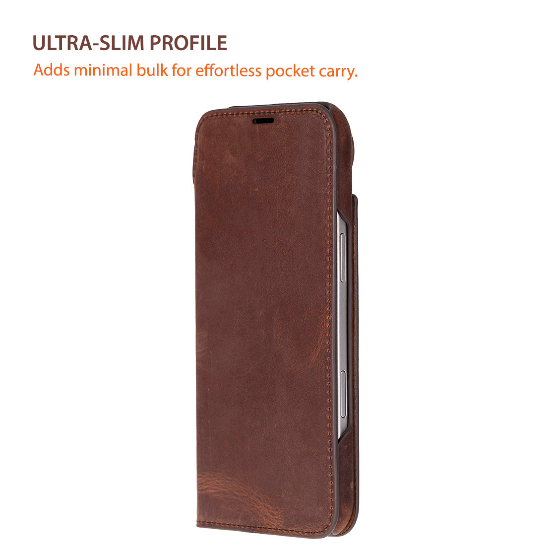 Leather iPhone 17 Folio Case - Sonat