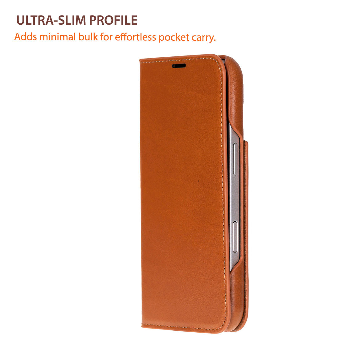 Leather iPhone 17 Folio Case - Sonat