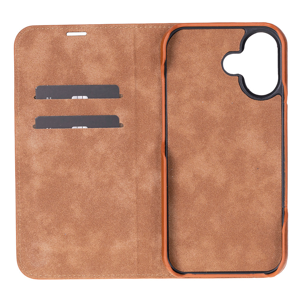 Leather iPhone 17 Folio Case - Sonat