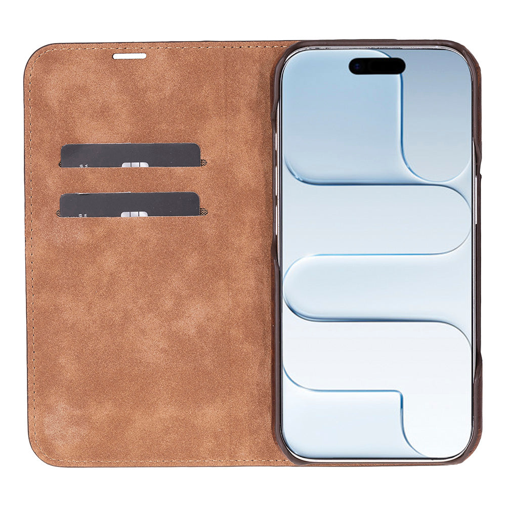 Leather iPhone 17 Folio Case - Sonat