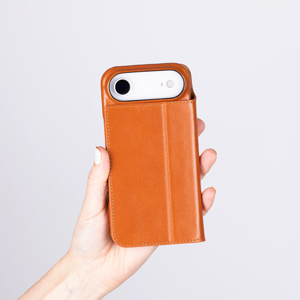 Leather iPhone 17 Air Folio Case - Sonat