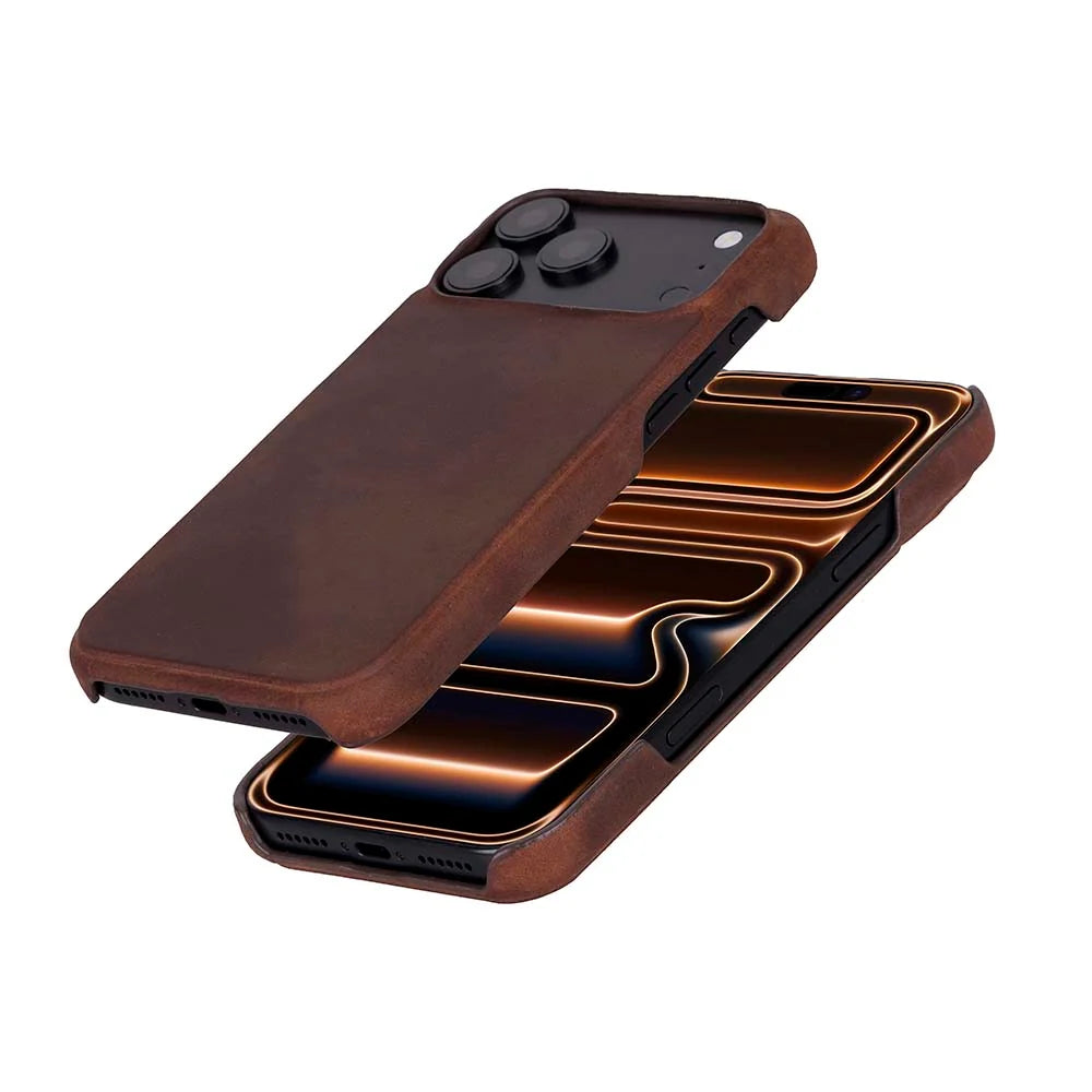 Genuine Leather iPhone 18 Pro Max Case - UJ