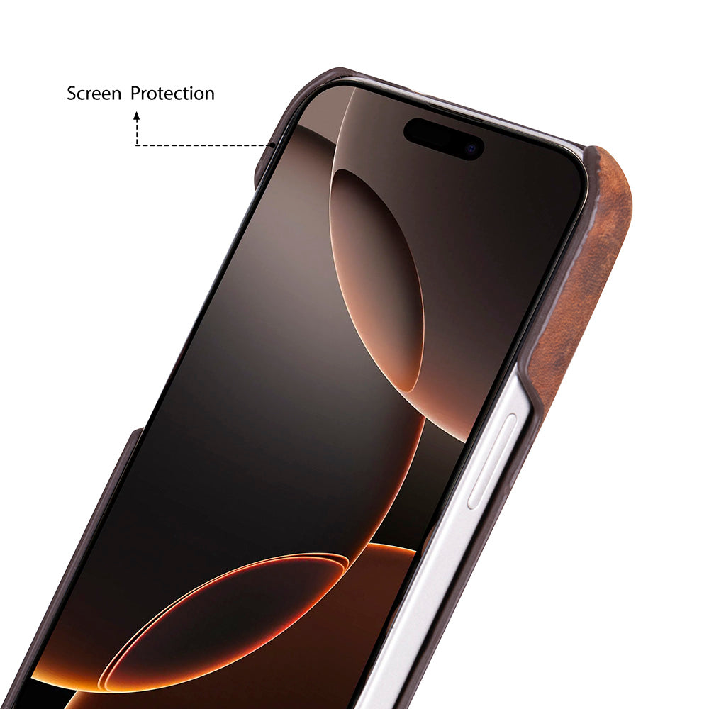 Leather iPhone 17 Pro Max Case - UJ