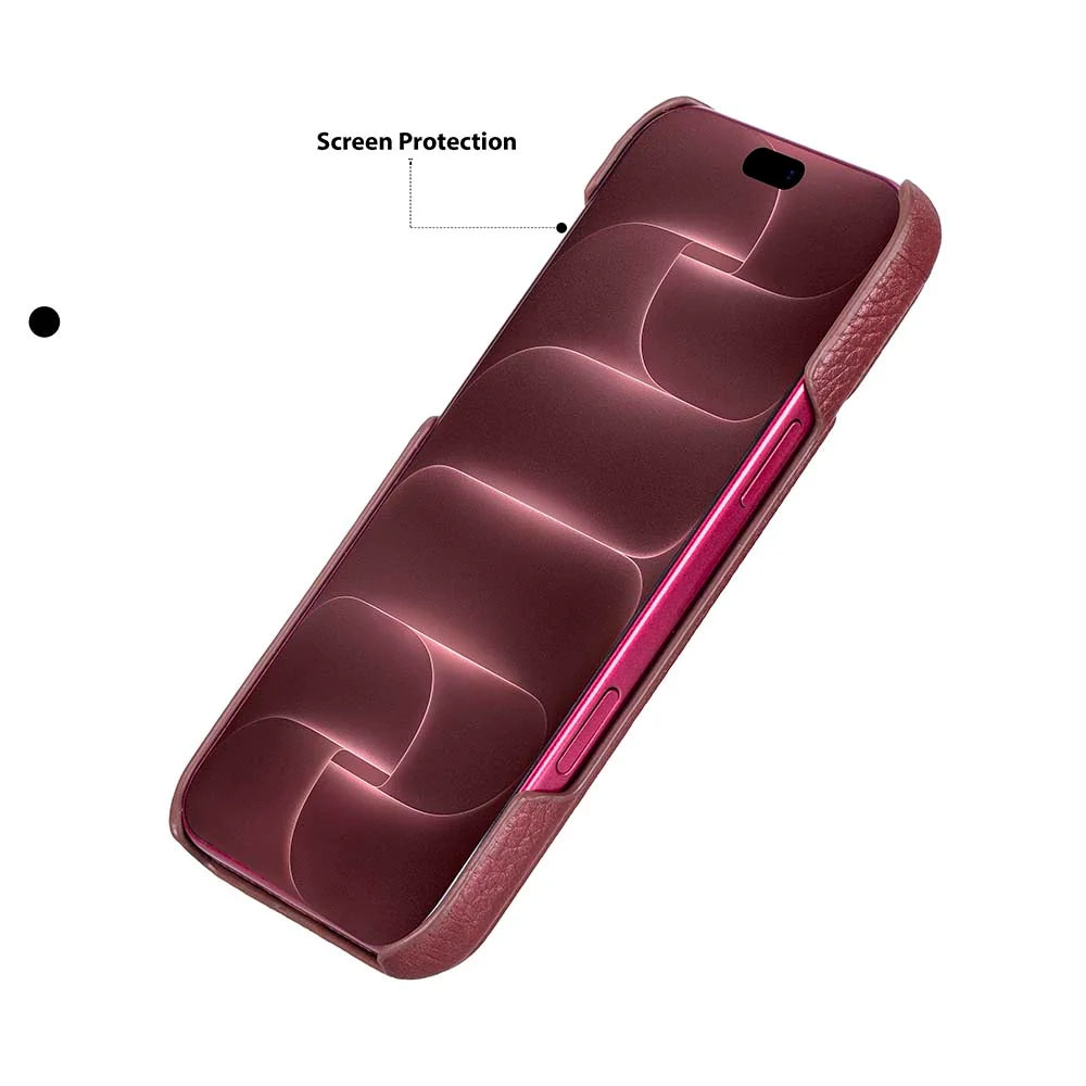 Genuine Leather iPhone 18 Pro Max Case - UJ