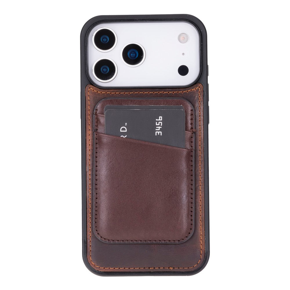 Leather Magnetic Card Holder - Maggy Fit CC