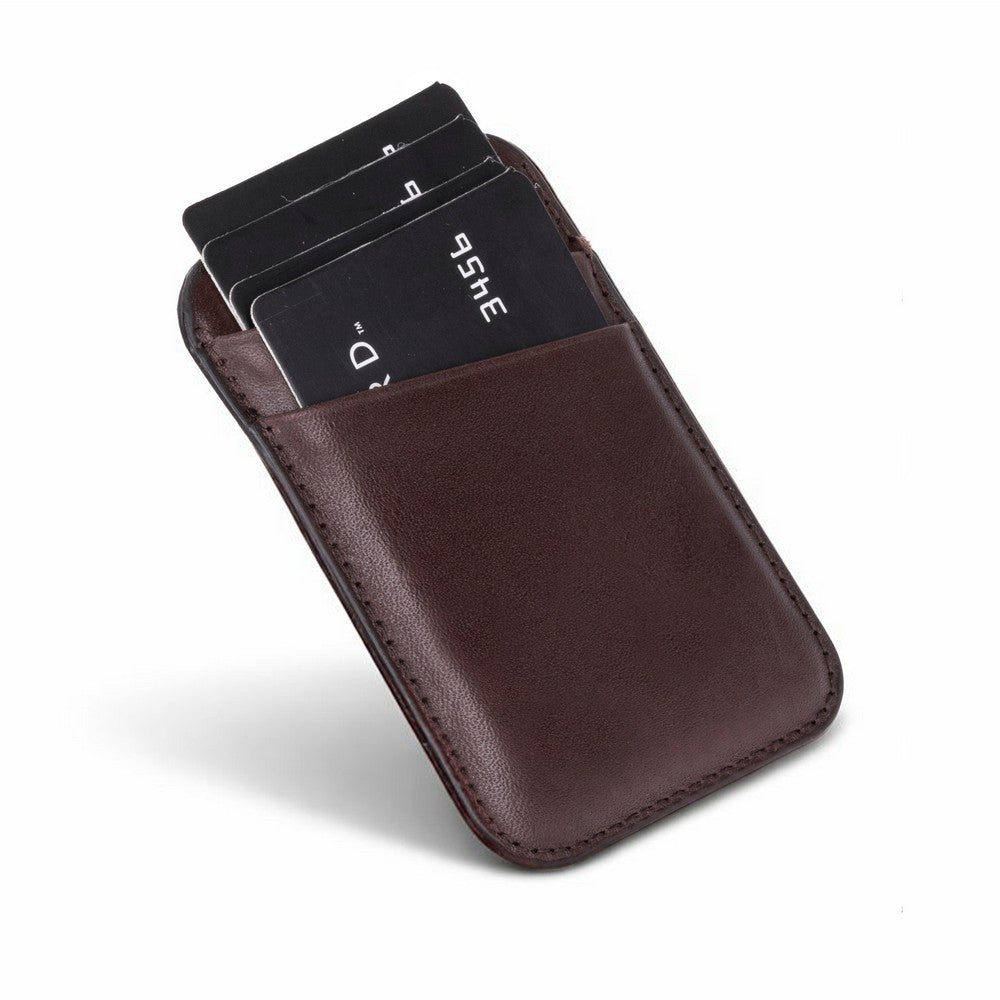 Leather Magnetic Card Holder - Maggy Fit CC