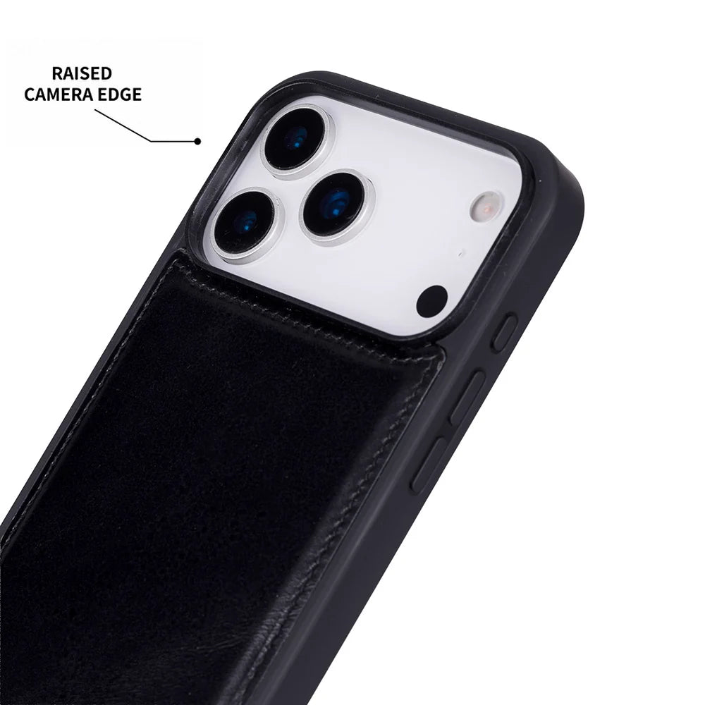 iPhone 17 Pro Max Leather Case - Flex Cover
