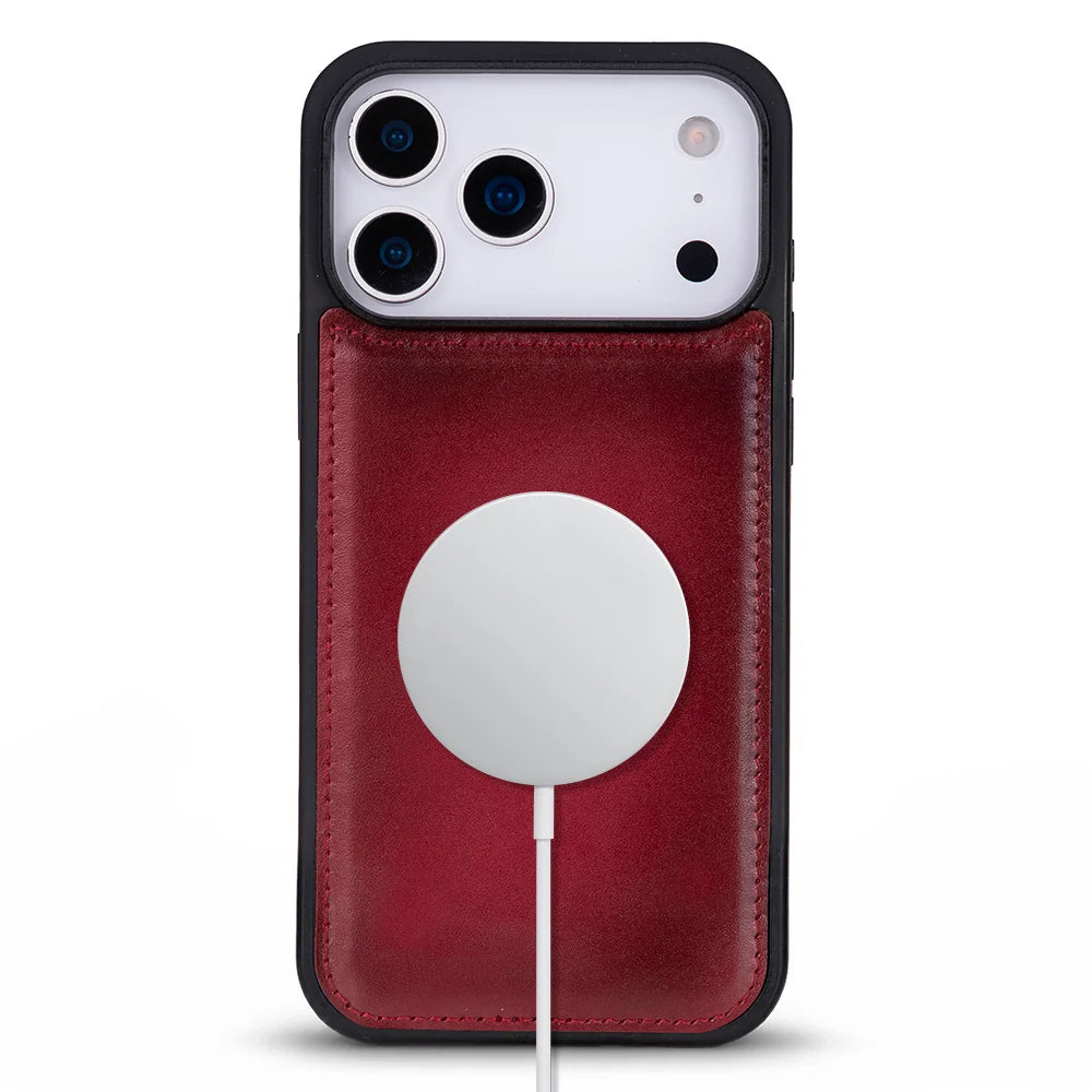iPhone 17 Pro Max Leather Case - Flex Cover