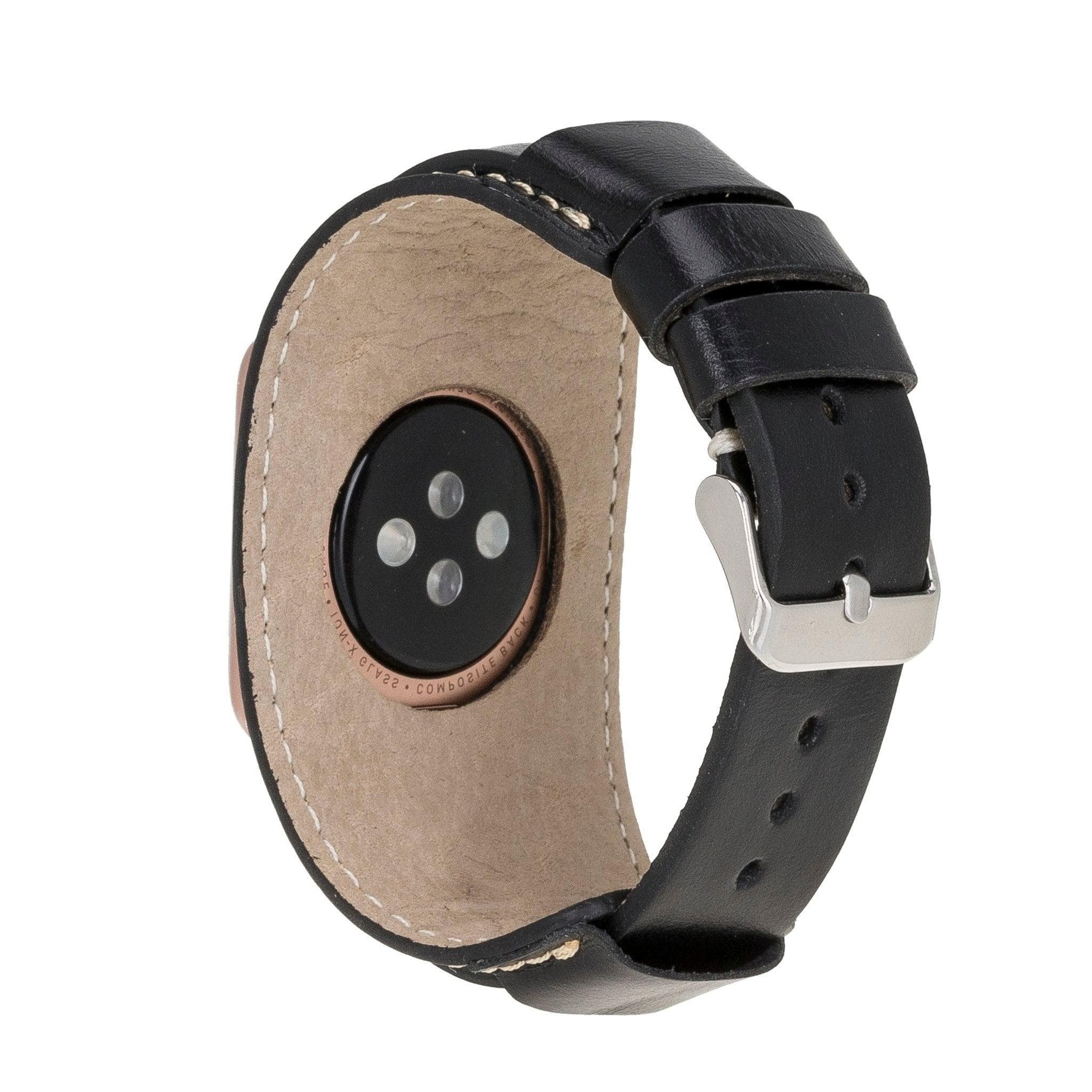 Leather Apple Watch Bands - Cuff Style