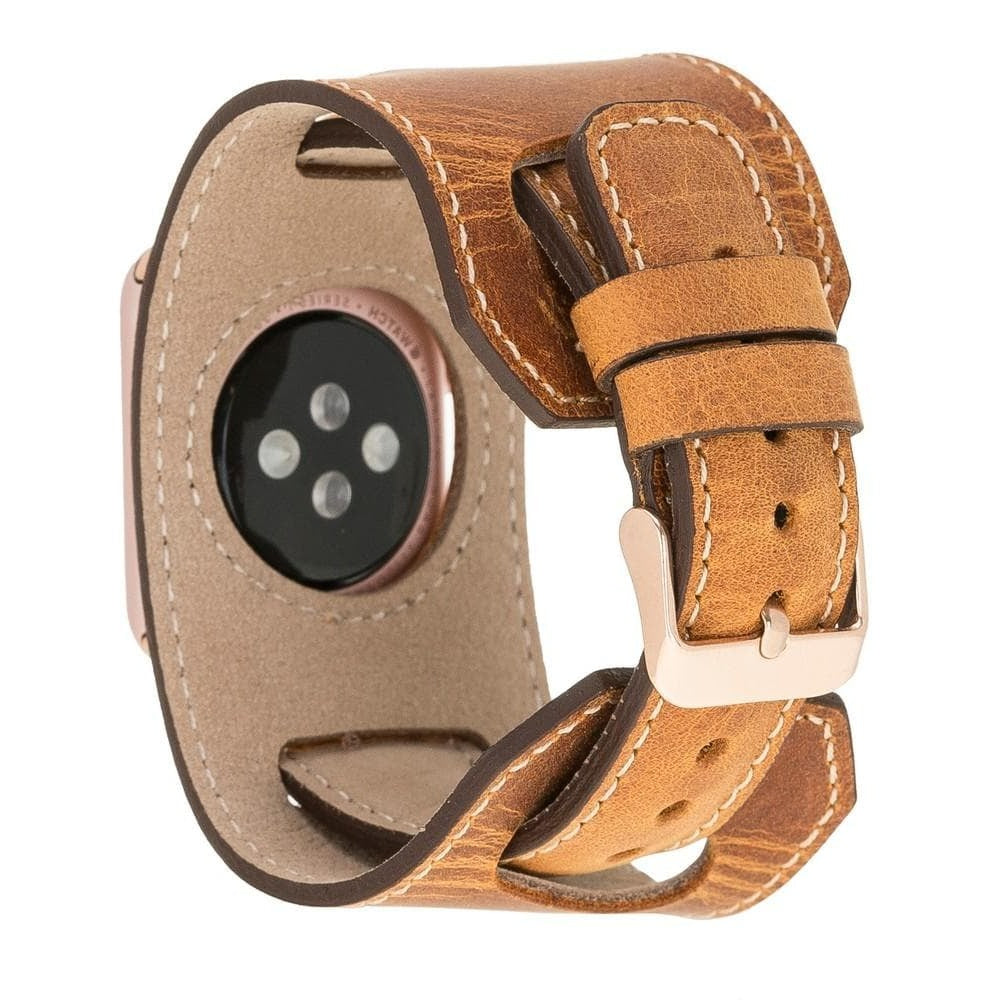 Leather Apple Watch Bands - Cuff Style