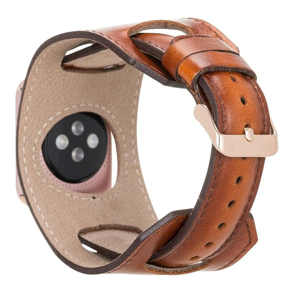 Leather Apple Watch Bands - Cuff Style