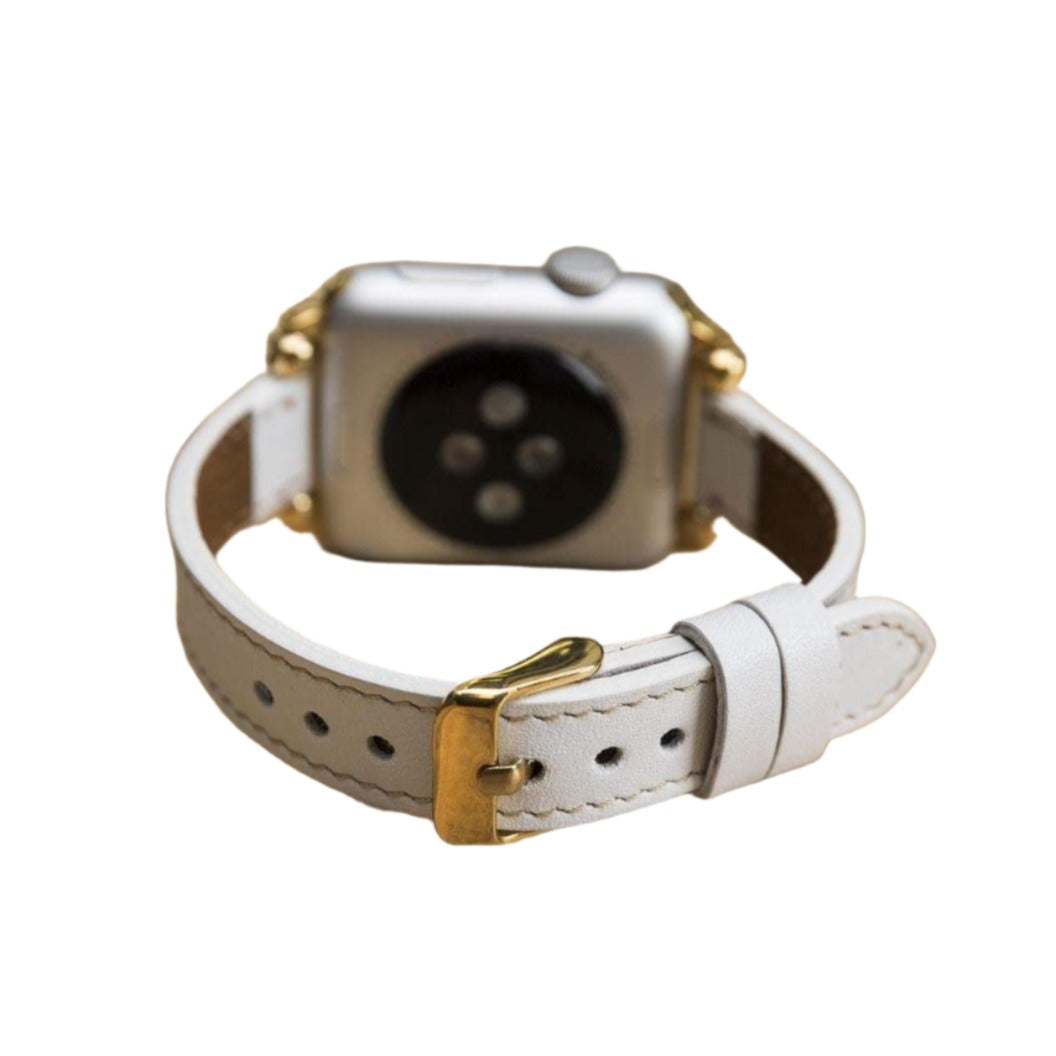 Leather Apple Watch Bands - Ferro Seamy Style