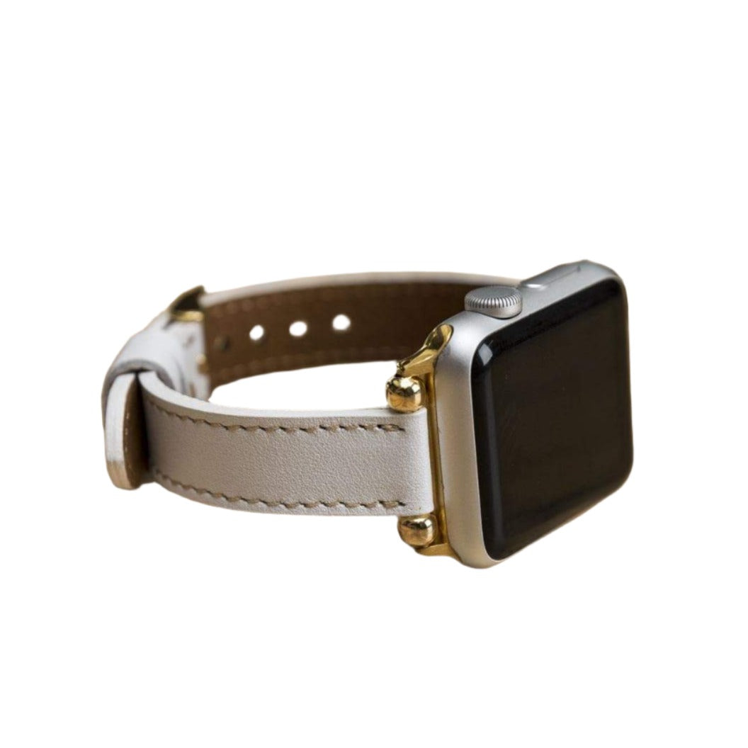 Leather Apple Watch Bands - Ferro Seamy Style