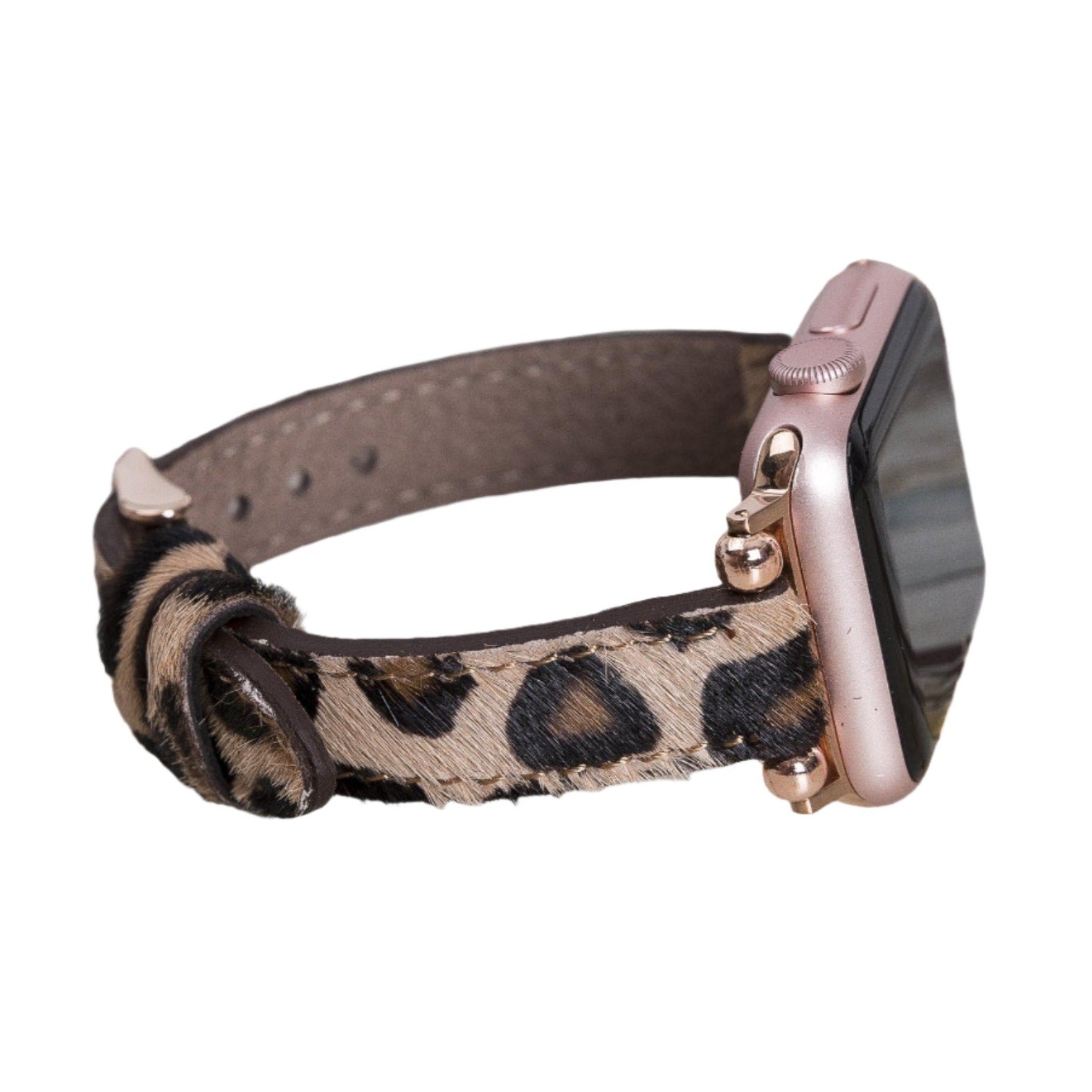 Leather Apple Watch Bands - Ferro Seamy Style LE01