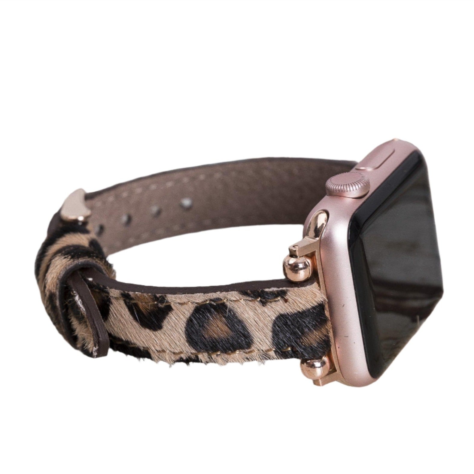 Leather Apple Watch Bands - Ferro Seamy Style